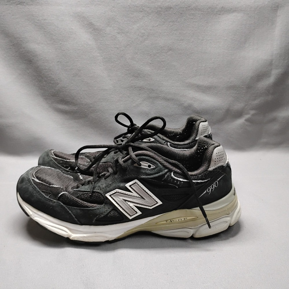 New Balance 990v3 Mens Size 9 EE Wide Black Running Shoes M990BK3 Made in USA